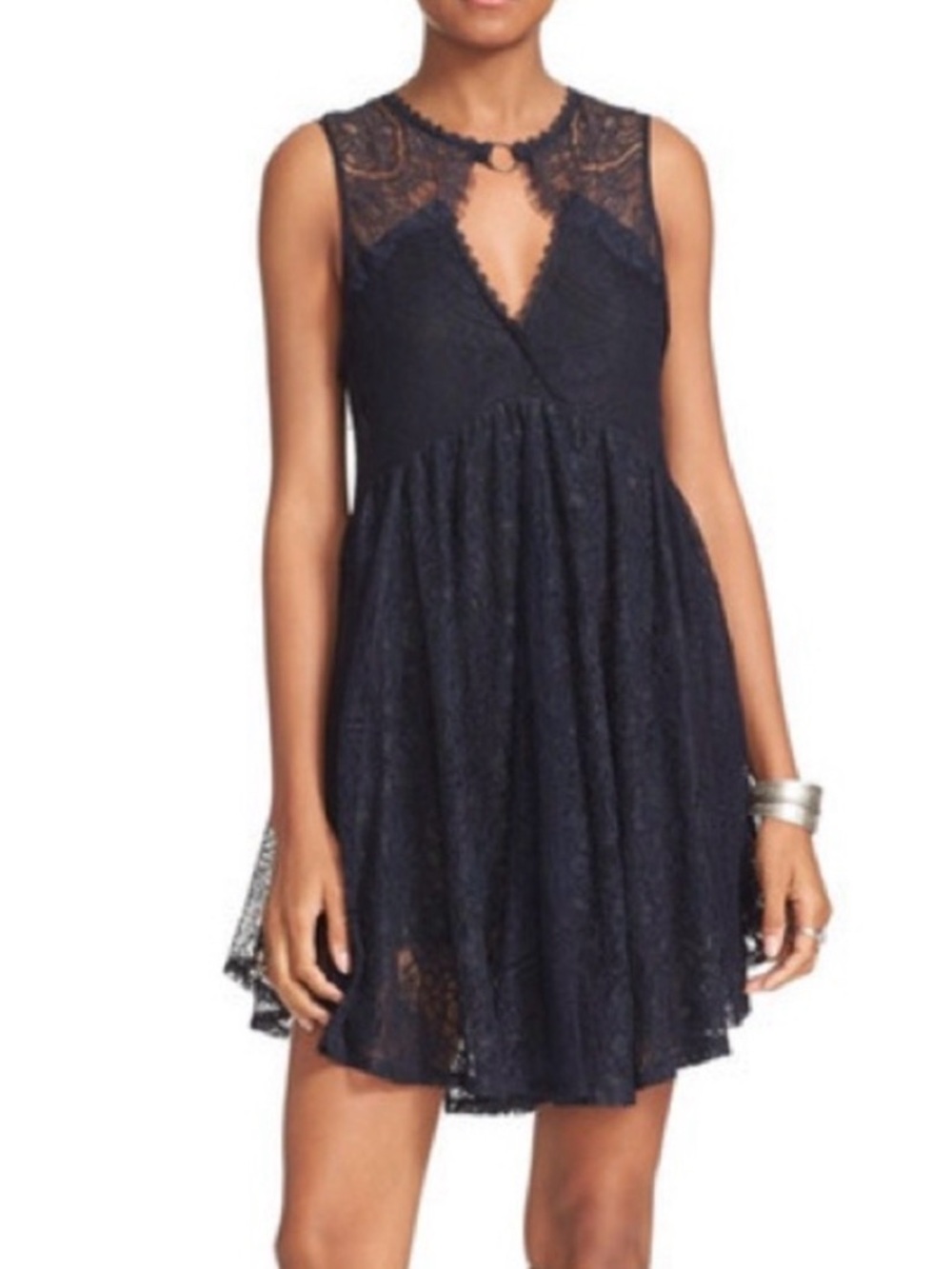 Lace Free People mini dress